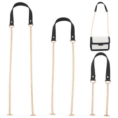 3Pcs 3 Styles PU Leather Bag Straps