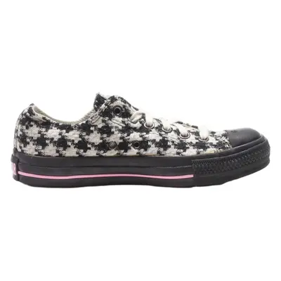 CONVERSE Low Top Trainers Black Synthetic Womens UK 5