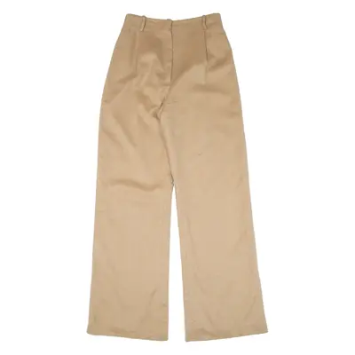VALENTINO Womens Knit Trousers Beige Regular Wide-Leg W25 L32