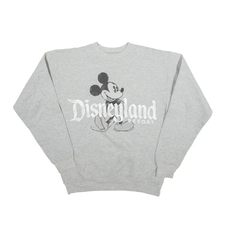 DISNEY Mickey Mouse Resort Sweatshirt Grey Womens S