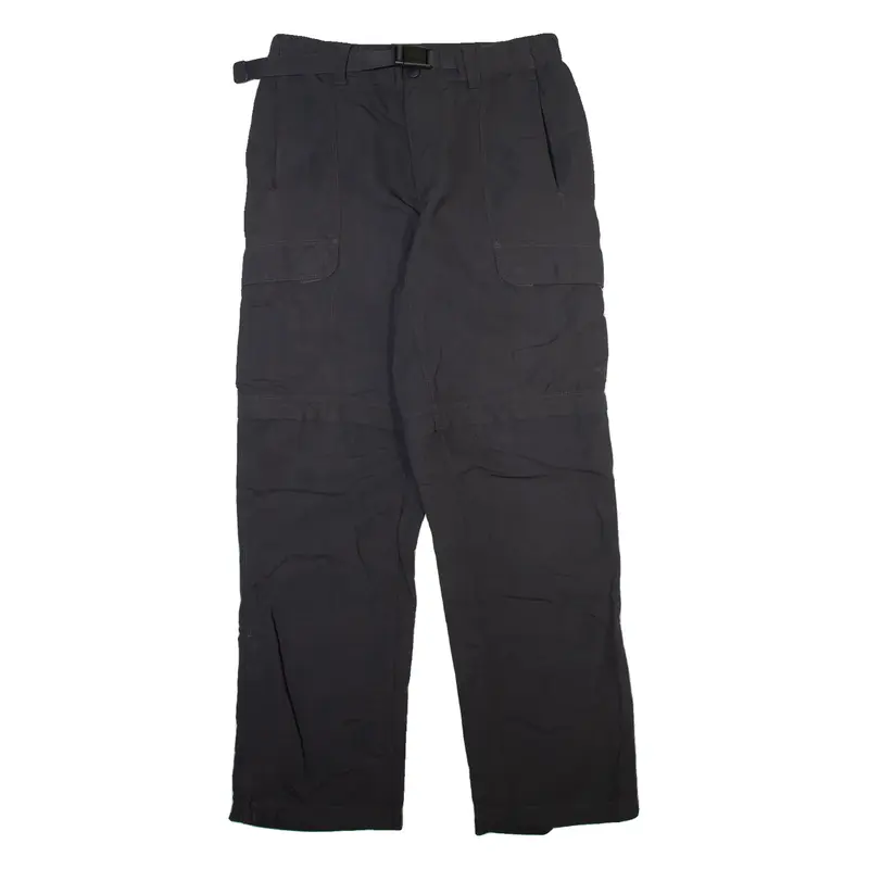 THE NORTH FACE Detachable Legs Mens Trousers Grey Regular Straight Nylon W29 L30