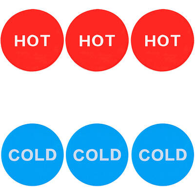 8Pcs 2 Colors Acrylic Public Signs