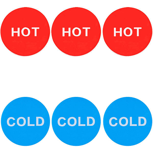 8Pcs 2 Colors Acrylic Public Signs