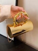 Women's Elegant Chain Strap Handbag, Exquisite Trendy Metallic-look Handbag, Fashionable Handbag for Daily Use,  Women Handba...
