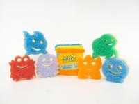 Scrub Mommy Summer Shapes Sponge Bundle and Microfiber Towels