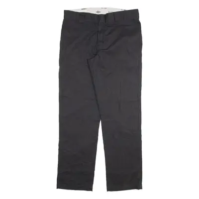 DICKIES Mens Trousers Black Slim Tapered W34 L32