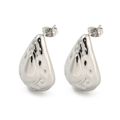 Rack Plating Brass Stud Earrings