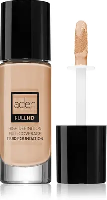 Aden Cosmetics Full HD Fluid long-lasting liquid foundation color 01 Porcelain 20 ml