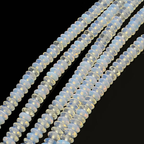 Rondelle Opalite Bead Strands