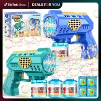 2P Bubble Gun Gift with Box Dealsforyoudays Toy for Kids Bubble Machine with LED Light Backyard Outdoor Beach Toy: Automatic ...