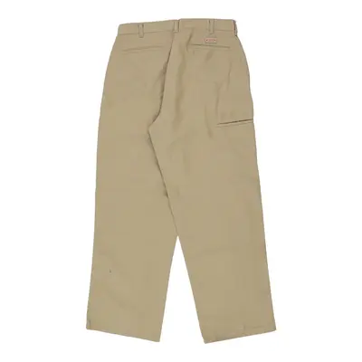 Dickies Trousers - 34W 32L Beige Cotton Blend