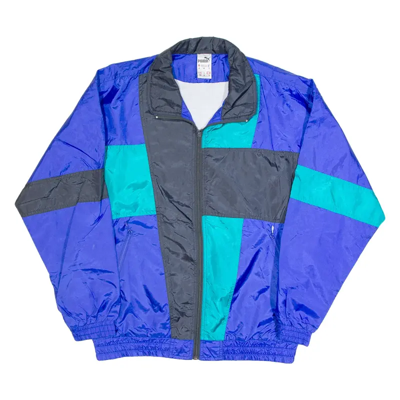 PUMA Lined Track Mens Shell Jacket Blue M
