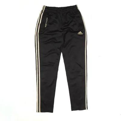 ADIDAS Martial Arts Track Pants Black Skinny Mens S W24 L27
