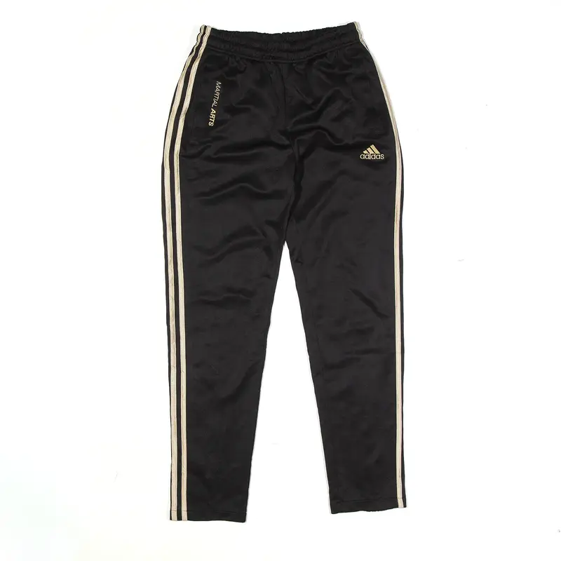 ADIDAS Martial Arts Track Pants Black Skinny Mens S W24 L27