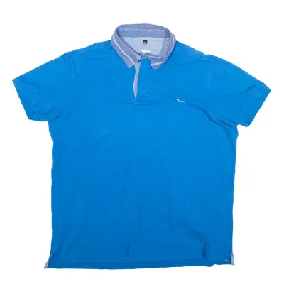 HARMOUNT & BLAINE Polo Shirt Blue Short Sleeve Boys 2XL