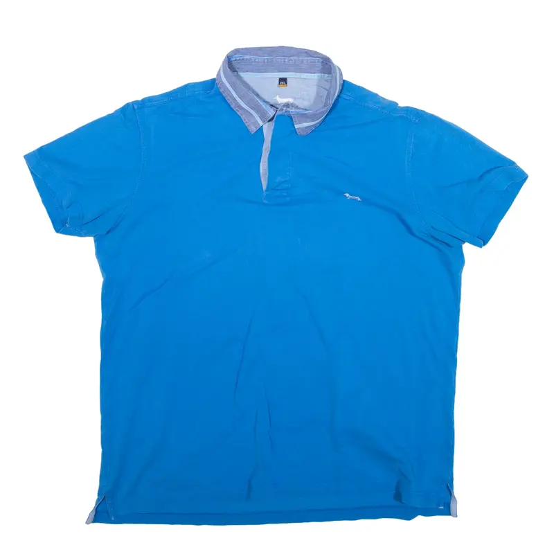HARMOUNT & BLAINE Polo Shirt Blue Short Sleeve Boys 2XL