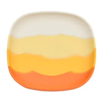 Suction silicone plate - Orange