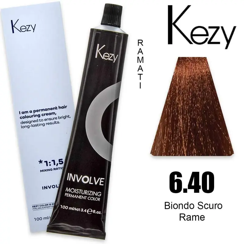 Kezy involve color 100 ml dark blonde copper 6.40