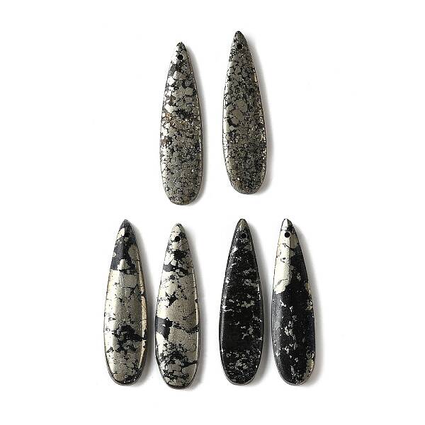 Natural Pyrite Pendants