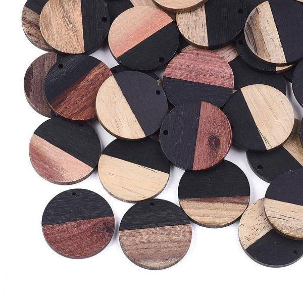 Resin & Walnut Wood Pendants