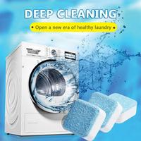 Washing Machine Cleaner Descaler 12 Pack - Deep Cleaning Tablets For HE Front Loader & Top Load Washer, Clean Inside Drum and...