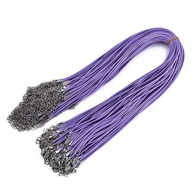 Waxed Cotton Cord Necklace Making