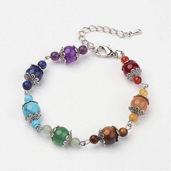 Natural & Synthetic Gemstone Beaded Bracelets