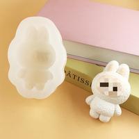 Chocolate silicone mold(Wax Candy&Taba Squishy)(pendant)use for labubu shaped mousse ice cream cake decorative food-grade mol...