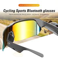 Jueyue Intelligent sports sunglasses, sports Bluetooth intelligent audio sunglasses, UV400 protective and polarized glasses A...