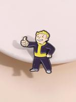 Cartoon Character Design Brooch, Cute Casual Clothes Accessories for Men & Women, Fashion Brooch for Daily Clothing Decor, Tr...