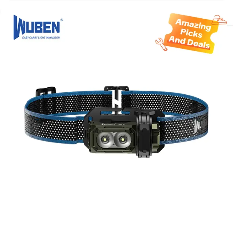 【Mini Worklight Master】WUBEN E7 1800 Lumen Super Bright Mini EDC Floodlight – 175° Wide Beam, Magnetic Base, 6 Modes, ...