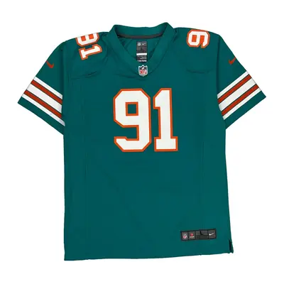 Miami Dolphins Nike Nfl Jersey - Large Blue Polyester