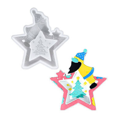 Christmas Theme DIY Silicone Candle Molds