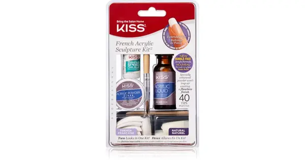 Kiss my face Acrylic French Manicure Set