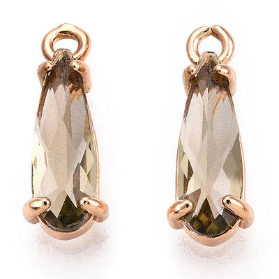 Faceted Glass Pendants