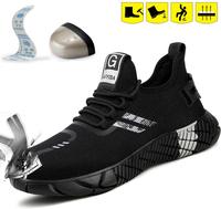 Steel Toe Shoes for Men and Women for Work，Safety Steel Toe Sneakers Lightweight Comfortable for Roofing Indestructible Ste...