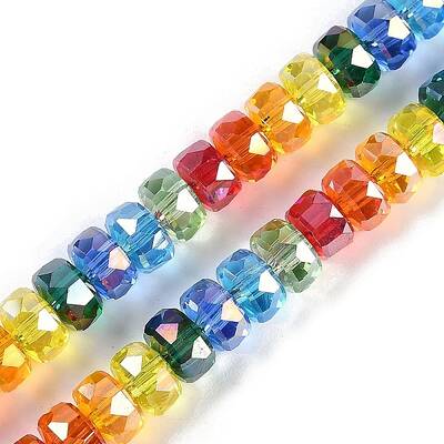 Electroplate Glass Beads Strands