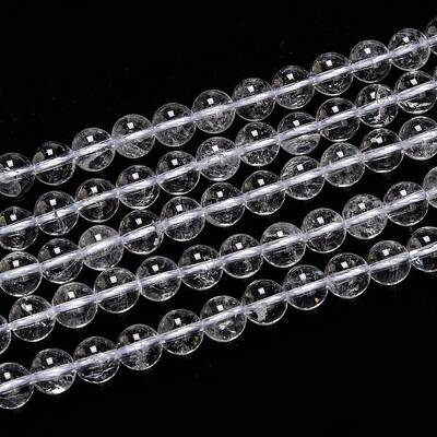 Natural Quartz Crystal Beads Strands