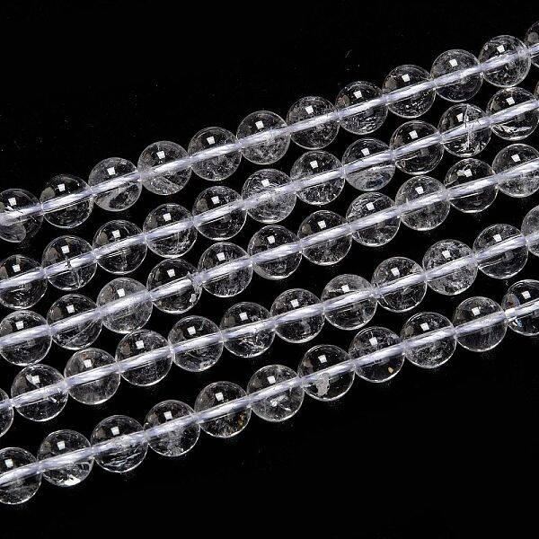 Natural Quartz Crystal Beads Strands