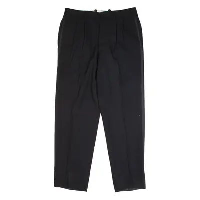 Formal Suit Mens Trousers Black Classic Straight W32 L29