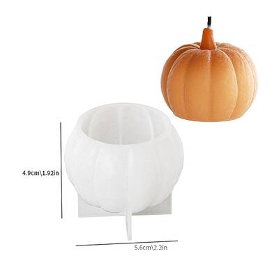 Halloween Pumpkin DIY Silicone Candle Molds