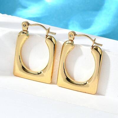 304 Stainless Steel Hoop Earrings for Women