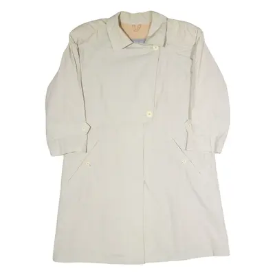 PENNY JAY Womens Trench Coat Beige 90s XL