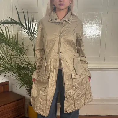 Pennyblack Trench Coat - Medium Beige Polyester Blend