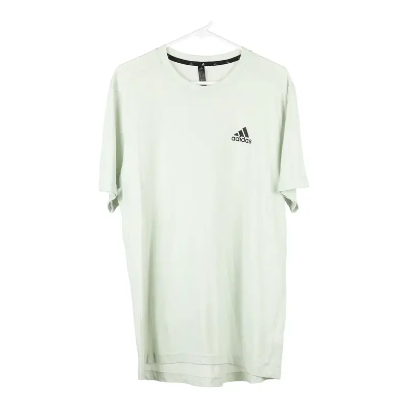 Adidas T-Shirt - Medium Green Cotton