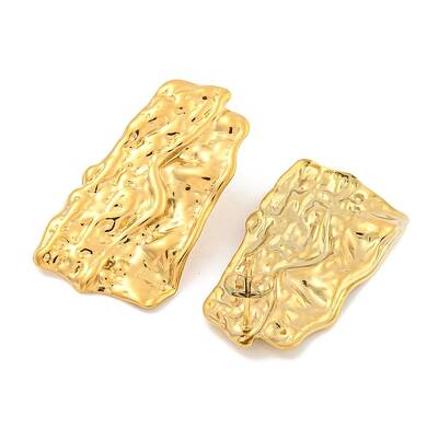Ion Plating(IP) 304 Stainless Steel Stud Earrings for Women