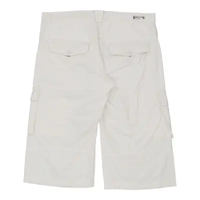 Moschino Cargo Shorts - 32W 18L White Cotton