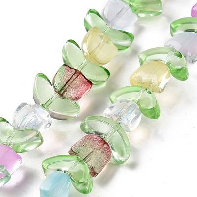 Transparent Glass Beads Strands