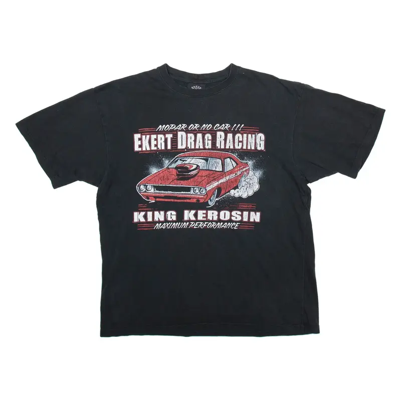 KING KEROSIN Mens T-Shirt Black M