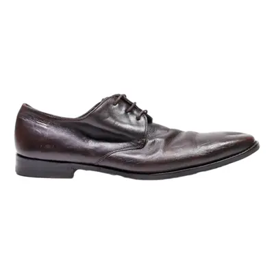 HUGO BOSS Oxford Shoes Brown Leather Mens UK 8.5